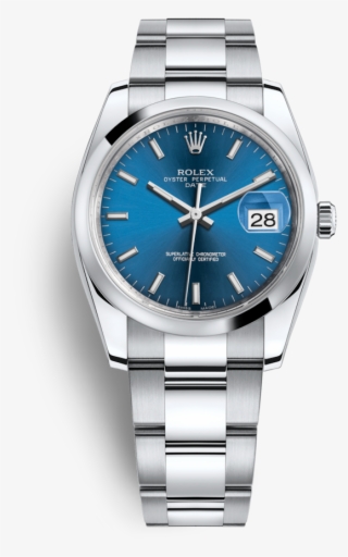 Datejust Perpetual Watch Rolex Date Automatic Oyster - Rolex Oyster Perpetual Date 34 Blue Dial #9517242