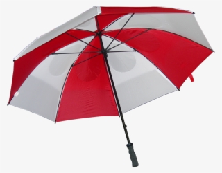 Gustbuster Golf Red/white - Red And White Umbrella Transparent #9517243