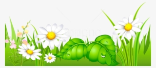 Free Png Download Grass With Daisies Ground Png Images - Happy New Year 2019 Odia #9519914