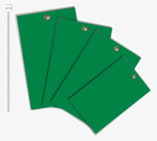 Green Write-on Vinyl Tag - Art Paper #9520218
