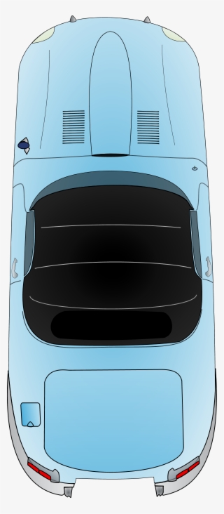 Car Top View Clip Art - Üstten Araba #9520316