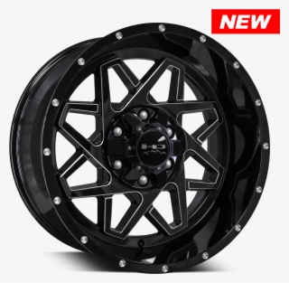 Hd Off-road Gridlock Black Milled - Dwg Off Road Wheels #9520381