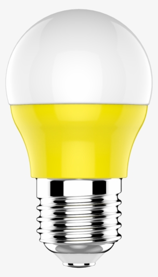 E27 Led Colour Bulb 3w Yellow - Paper Lantern #9521040
