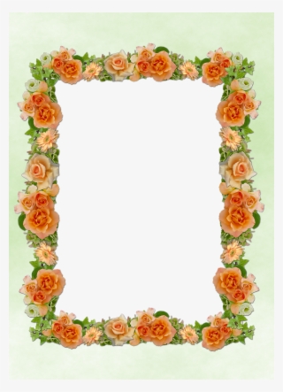 Wedding, Frame, Roses, Wedding, Romance, Isolated - Picture Frame #9521805
