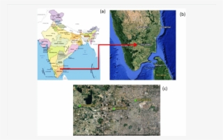 Map Image Showing The Three Sites Where The Samples - Atlas #9521964