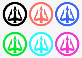 Fischwerks Trident Circle Stickers - Emblem #9523071