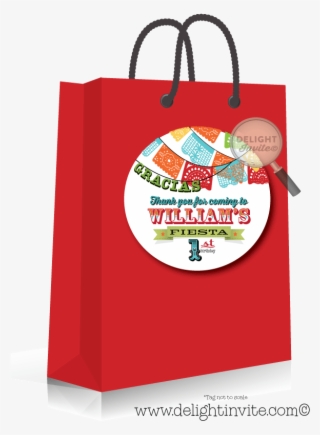 Mexican Fiesta Birthday Invitation Sticker Tag [di-333st] - Birthday Party Paint Party Favor Bags #9523438