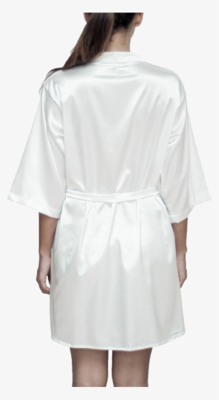 Plain Satin Robe - Nightgown #9524356