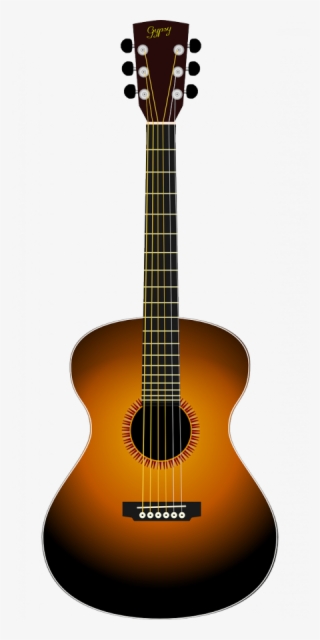 Indian Musical Instruments Classification - Guitar Clipart Vertical #9524900