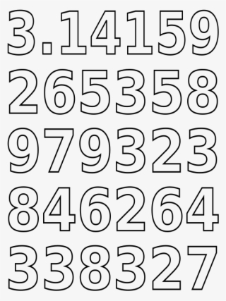 Medium Image - Pi Coloring Pages #9525980