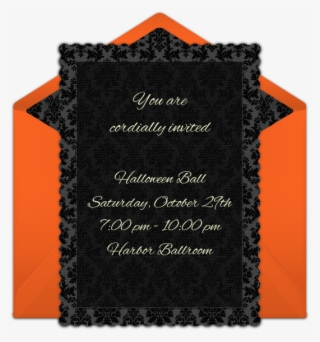 Fancy Halloween Online Invitation - Oscars Invitation #9526129