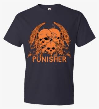 Punisher T-shirt Clip Art - Black Gildan 50 50 #9526700