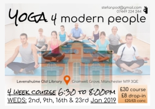 Yoga 4 Modern People Flier - Yoga #9527254