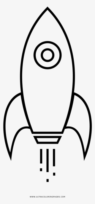 Rocketship Coloring Page - Line Art #9527768