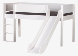 Bed With Rollercoaster - Loftsäng Med Rutschkana #9528404