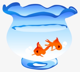 Aquarium Goldfish - Fish Tank Png Transparent Vector #9529204