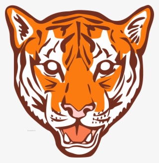 Tigger Face Graphic Clipart Png Image Download #9529584