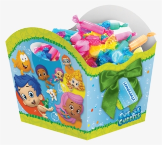 Cachepot Bubble Guppies - Rosa Decoração Galinha Pintadinha #9529650