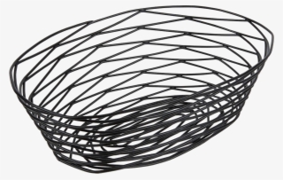 Artisan Black Oval Steel Basket - Storage Basket #9530002
