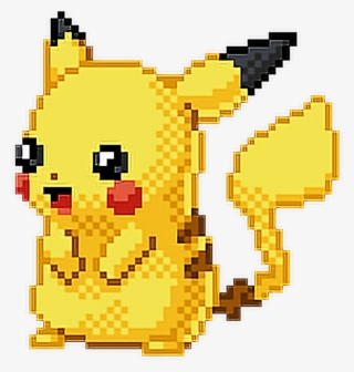 #pokemon #pikachu #pixel #art #pixelated #cute #adorable - Draw Pikachu Pixel Art #9530167