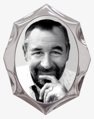 Oval Chrome Plated Frame - Monochrome #9530233