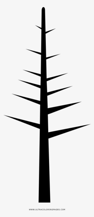 Bare Tree Coloring Page - Christmas Tree #9532227