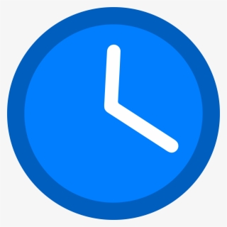 Clock Md Dodger Blue Clipart Png - Circle #9532728