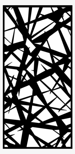 Abstract 017 A Laser Cut Screens, Decorative Screens, - Triangle #9533398