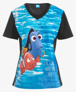 Shown In - Finding Dory Scrub Top #9534243