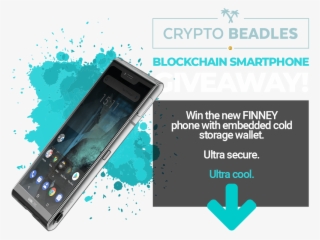 Cryptobeadles Holding A Finney ™ Phone Giveaway - Feature Phone #9534682