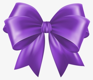 Bow Purple Clip Art Deco Image #9534767