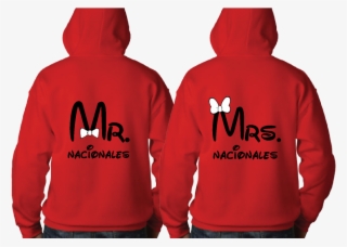 Mr Mrs Mickey Mouse Tie Bow Minnie Mouse Head Last - Hoodie #9535454