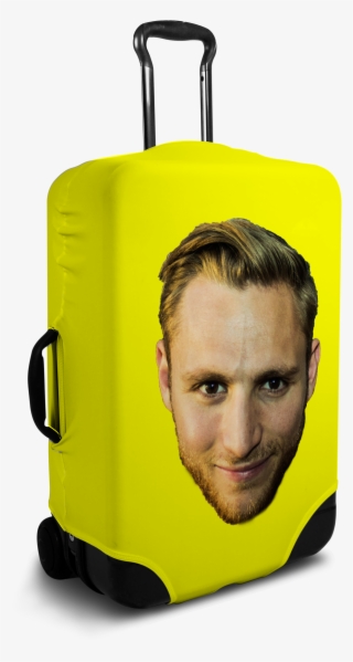 Custom Yellow Luggage Cover With Personalized Face - Hello Kitty Luggage Cover #9535534