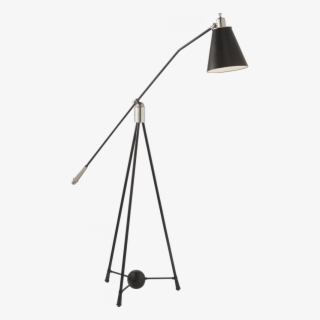 Magneto Floor Lamp In Polished Nickel And Bronze - Tripod #9535743