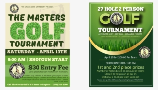 Sign Up Today By Calling Casey At The Creeks Golf & - Flyer #9535877