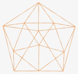 #rose Gold #geometric #shape #freetoedit #overlay - Rose Gold Geometric Shape Png #9537308
