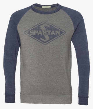 Spartan Burnout Logo Crew Neck - Long-sleeved T-shirt #9537626