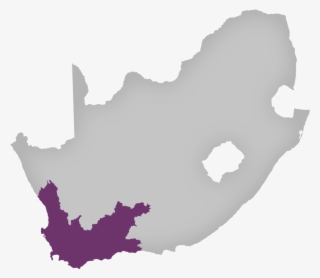 Western Cape - South African Map Vector #9538349