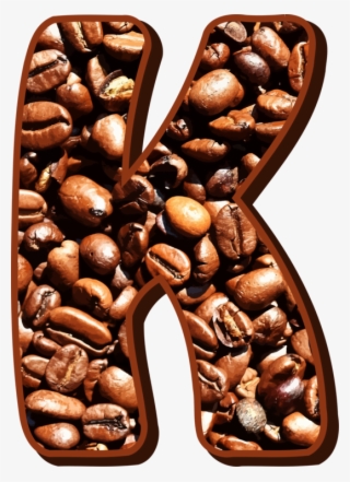 Coffee Bean Cafe Espresso Coffee Roasting - Coffee Bean Letter K #9538489