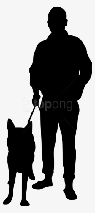 Dog Walking Silhouette Png - People Walking Silhouette Png #9538541