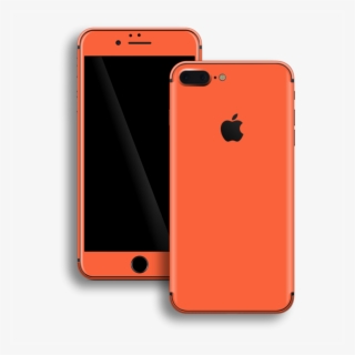 Iphone 8 Plus Glossy Coral Skin - Iphone 8 Plus Skin #9538748