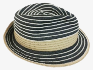 Fashion Hats Striped Soft Sided Fedora, Unisex - Fedora #9538832