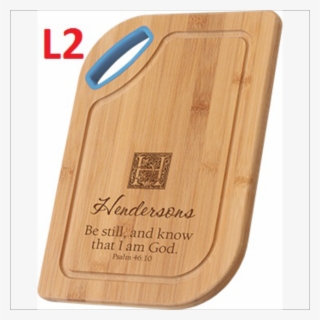 Bamboo Cutting Board With Silicone Handle - Plywood #9539333