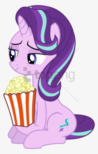 Free Png Starlight Glimmer Popcorn Png Image With Transparent - Starlight Glimmer Eating Popcorn #9539821