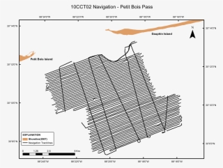Trackline Map For Side Scan Sonar And Swath Bathymetry - Diagram #9540296