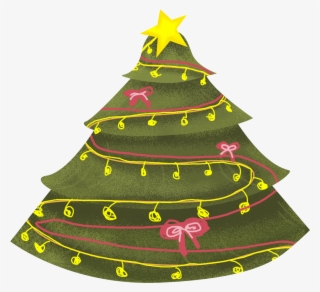 Elemento Fresco Del Árbol De Navidad - Christmas Tree #9540898