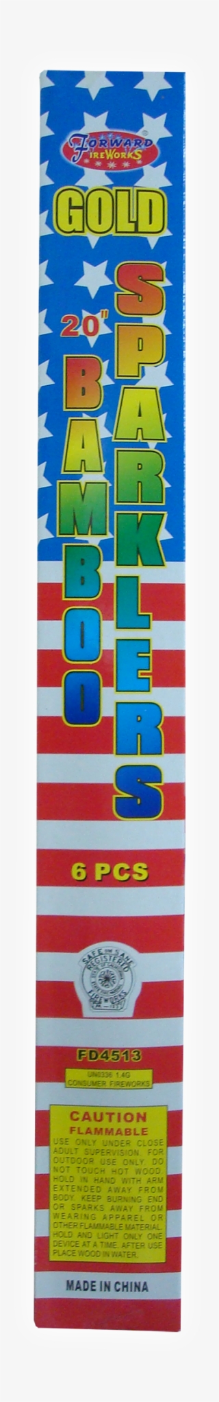 # 20 Gold Bamboo Sparkler Forward - Skateboard Deck #9541057