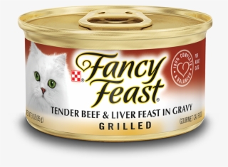 Grilled Tender Beef & Liver Feast In Gravy - Fancy Feast Chicken In Gravy #9541110