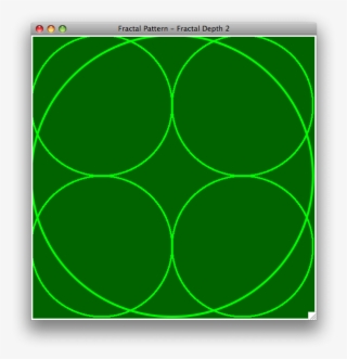 Here Is An Example Of A Fractal That Is Built Up From - Circle #9541317