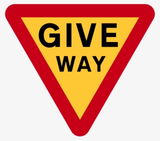 Nigeria Road Sign - Give Way Road Sign #9542022